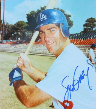 Steve Garvey Autographed 8x10 Photo Los Angeles Dodgers Stacks And Plaques