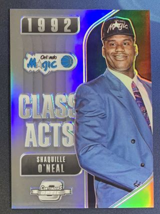 2018 - 19 Shaquille O’neal Shaq Contenders Optic Class Acts 1992 Prizm Silver