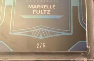 Markelle Fultz 2017 - 18 Panini Opulence Rookie Patch Autograph RPA Booklet 2/5 4