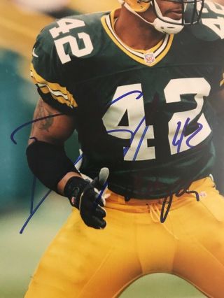 Darren Sharper Green Bay Packers Hand Signed Autographed 8x10 Photo 2