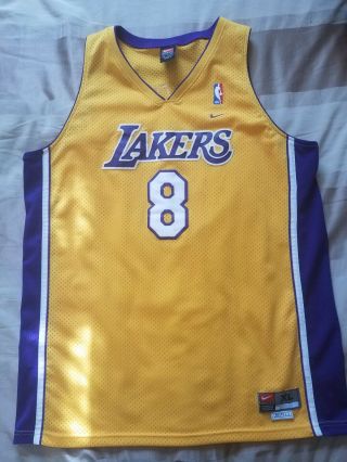 Nba Authentic Nike Kobe Bryant 8 Los Angeles Lakers Jersey Size Xl Lenght,  2