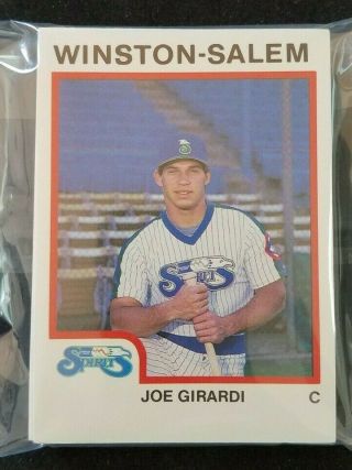1987 Procards Winston Salem Minor League Team Set W/ Joe Girardi Rookie Cubs