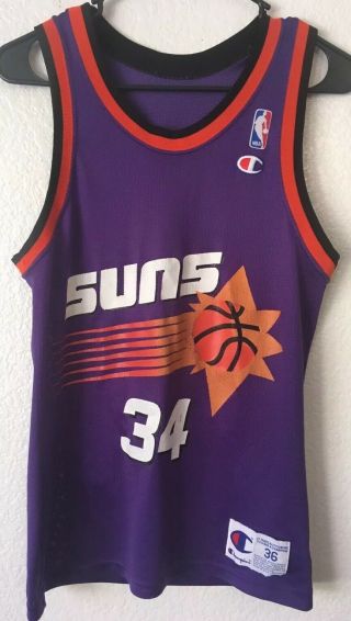 Vintage Men’s 90s Champion Phoenix Suns Charles Barkley Jersey 36