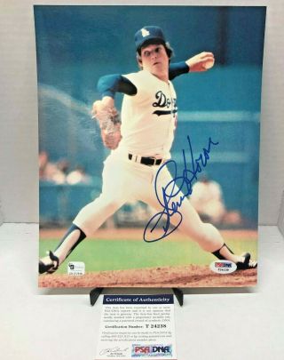 Steve Howe Autographed 8x10 Photo Psa/dna Certified (los Angeles Dodgers)