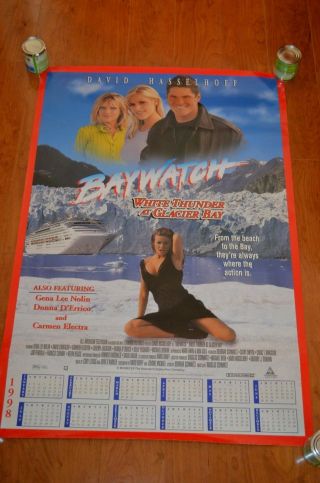 Baywatch White Thunder At Glacier Bay 27 X 40 Poster Film Movie Dvd Hasselhoff
