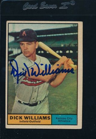 1961 Topps 8 Dick Williams A 