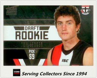 2011 Select Afl Infinity Draft Rookie Card Dr33 Tom Ledger (st.  Kilda)