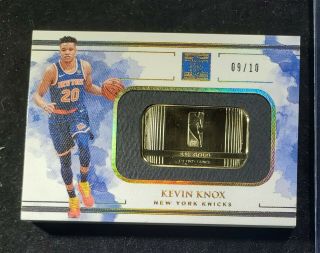 2018 - 19 Impeccable Kevin Knox Gold Bar 9/10