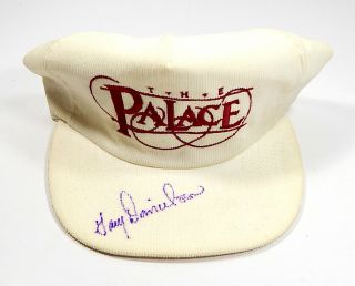 Gary Danielson Signed Baseball Hat The Palace Of Auburn Hills