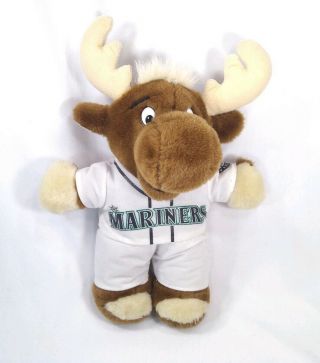 Seattle Mariners Moose Plush Doll Stuffed Animal 15 " Baseball Mascot Mlb