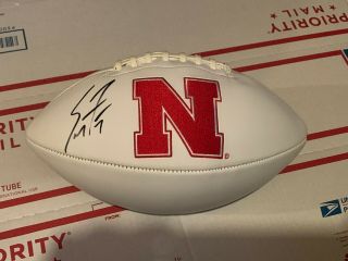 University Of Nebraska Signed Football Of Coach Scott Frost