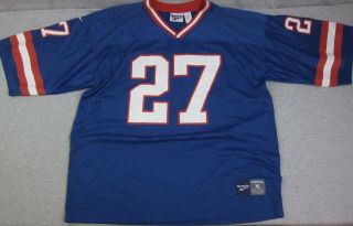 Men ' s Reebok York NY Giants Rodney Hampton 27 Blue NFL Jersey XL 3