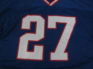Men ' s Reebok York NY Giants Rodney Hampton 27 Blue NFL Jersey XL 5