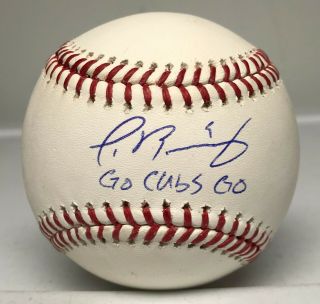Javier Baez Single Signed Baseball Autographed Fanatics Hologram Chicago Cubs