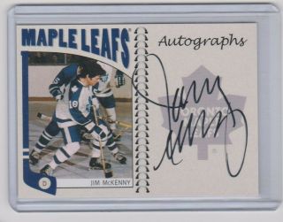 04 - 05 In The Game Franchise Series Auto - Maple Leafs - Jim Mckenny