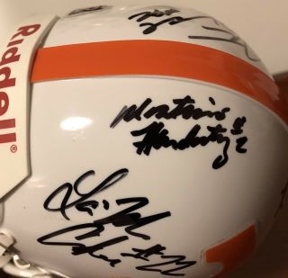 Tennessee Volunteers autograph Football Helmet Robert Meachem Arian Foster VOLS 5