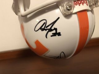 Tennessee Volunteers autograph Football Helmet Robert Meachem Arian Foster VOLS 7
