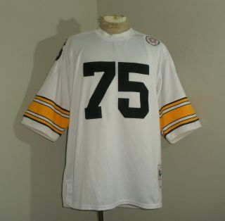 Mens Vintage Mitchell Ness Pittsburgh Steelers Joe Greene 75 Nfl Jersey 56