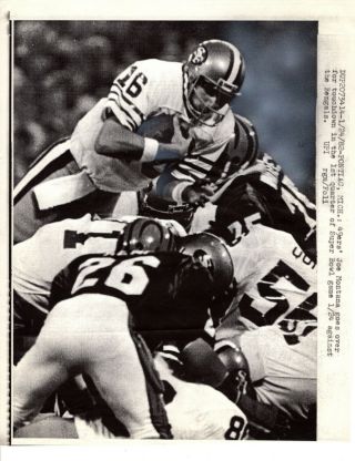 1982 Upi Laser Press Photo - Joe Montana Hof San Francisco 49ers Scores