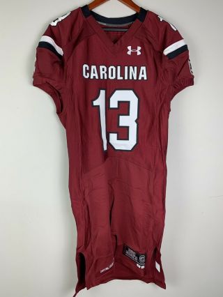 Team Issued Under Armour South Carolina Gamecocks Football Jersey 13