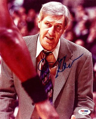 Jerry Sloan Autographed Signed 8x10 Photo Chicago Bulls Psa/dna S46145