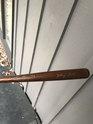 Vtg Johnny Groth Louisville Slugger 40 Hillerich Bradsby Mini Baseball Bat