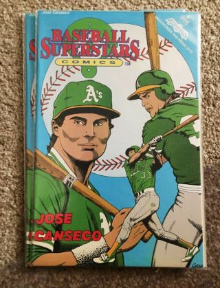Baseball Superstars Comics 6 (jose Canseco Biography,  Oakland A’s World Series)