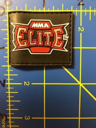 Mma Elite Patch Tag Logo Mixed Martial Arts Fighting Boxing Jiu Jitsu Rubber