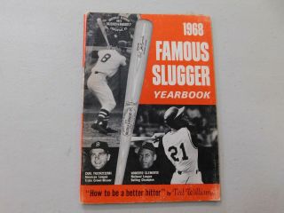 Famous Sluggers Yearbook 1968 Roberto Clemente And Carl Yastrzemski