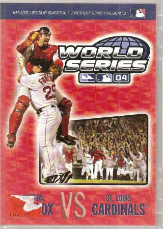 2004 World Series: Boston Red Sox Vs St Louis Cardinals Dvd