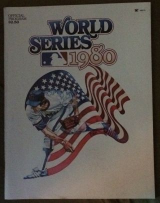 Mlb - 1980 World Series Official Program (phiilies Vs.  Royals)
