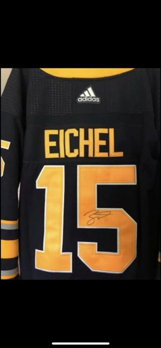 Jack Eichel Signed Autographed Buffalo Sabres Adidas Jersey