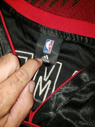 Vtg ADIDAS Lebron James Miami Heat Pro Game Cut Stitched basketball jersey 56 3