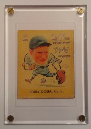 Bobby Doerr 1938 Goudey Heads Up Rookie Card