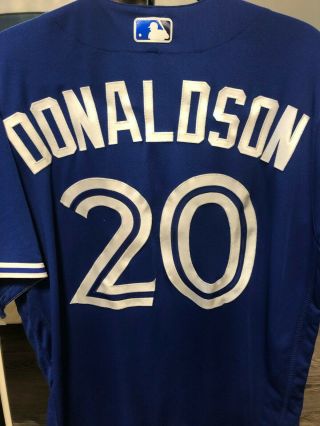 Josh Donaldson Authentic Toronto Blue Jays Jersey Size 44 2