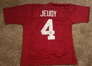 Jerry Jeudy Signed Alabama Crimson Tide Autographed Jersey Jsa Certified