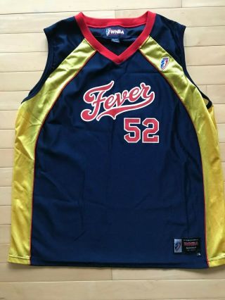 Kara Wolters 52 Indiana Fever Uconn Wnba Jersey Sz Xl Adult Adidas
