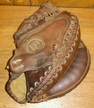 Vintage Wilson Professional Pro - Toe A2403 Catchers Mitt Baseball Glove