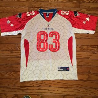2009 Pro Bowl Wes Welker England Patriots Stitched Football Jersey Men 52