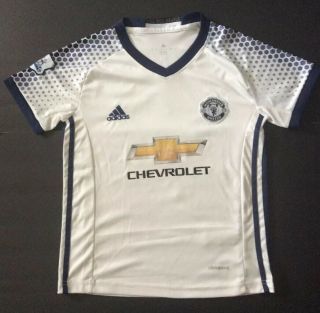 Adidas 2016/17 Manchester United 9 Zlatan Ibrahimović White 3rd Jersey Youth M