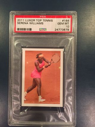 2011 Luxor Top Tennis 166 Serena Williams Psa 10