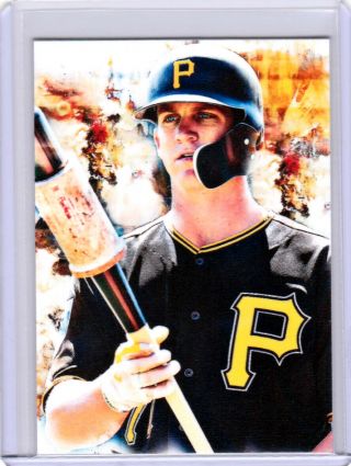 2019 Kevin Newman Pittsburgh Pirates 1/1 Aceo Art Sketch Print Card By:q