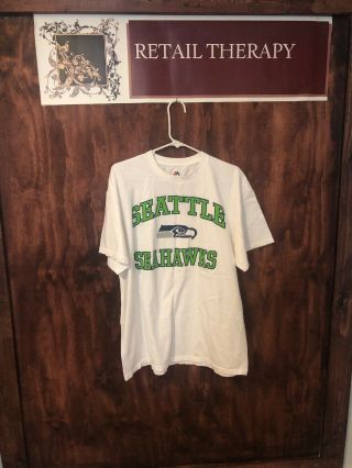Nfl Seattle Seahawk Men’s T - Shirt Xl White