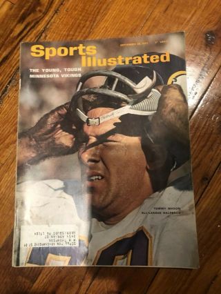 September 28 1964 Sports Illustrated Tommy Mason Halfback Minnesota Vikings Nfl