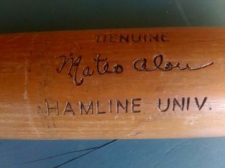 Vintage Louisville Slugger 125 Alou Baseball Bat Hamline University M142 3
