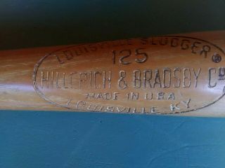 Vintage Louisville Slugger 125 Alou Baseball Bat Hamline University M142 6