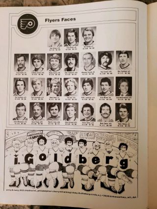 Philadelphia Flyers Vs.  Detroit Red Wings Program Oct.  24,  1982 4