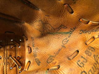 Vintage Rawlings Mickey Mantle Medium Size Baseball Glove Rbg99 Ex,  L@@k