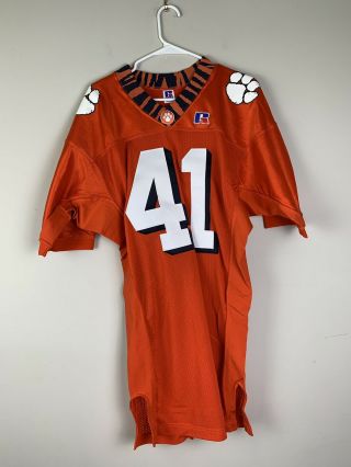 Team Issued Clemson Football Jersey 41 Fully Stiched Size 44