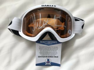 Chloe Kim Signed Oakley Snowboard Goggles Beckett Authenticated